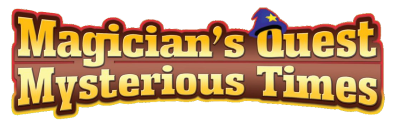 Magician's Quest: Mysterious Times title screen for Nintendo DS